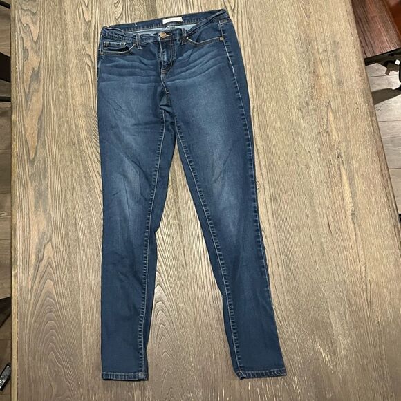 Altar'd State Skinny Jeans Classic Mid-Rise Whisker Denim Dark Wash Size 29 - Picture 1 of 11